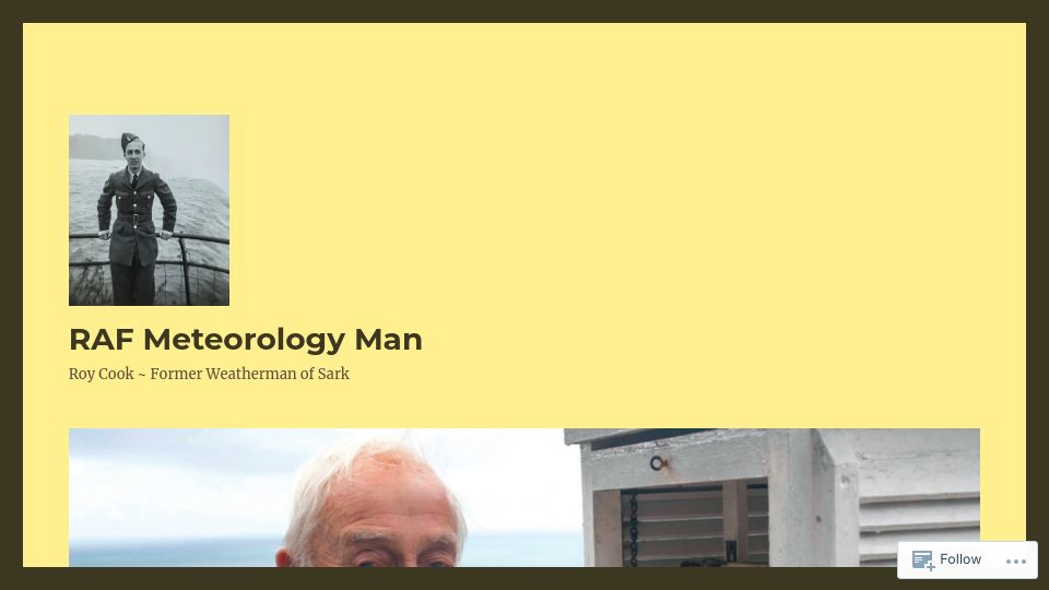 Screenshot of rafmetman.wordpress.com: WW2 Meteorology