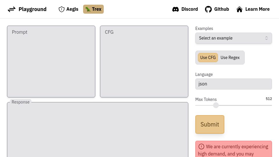 Screenshot of automorphic.ai: Show HN: Structured output from LLMs without reprompting