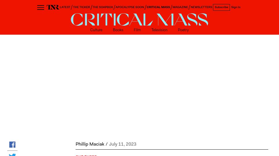Screenshot of newrepublic.com: The tantalizing, lonely search for alien life