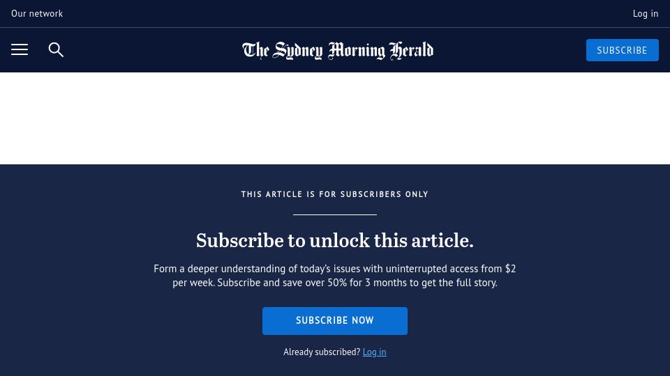 Screenshot of smh.com.au: Heparin nasal spray may prevent Covid and other viral infections