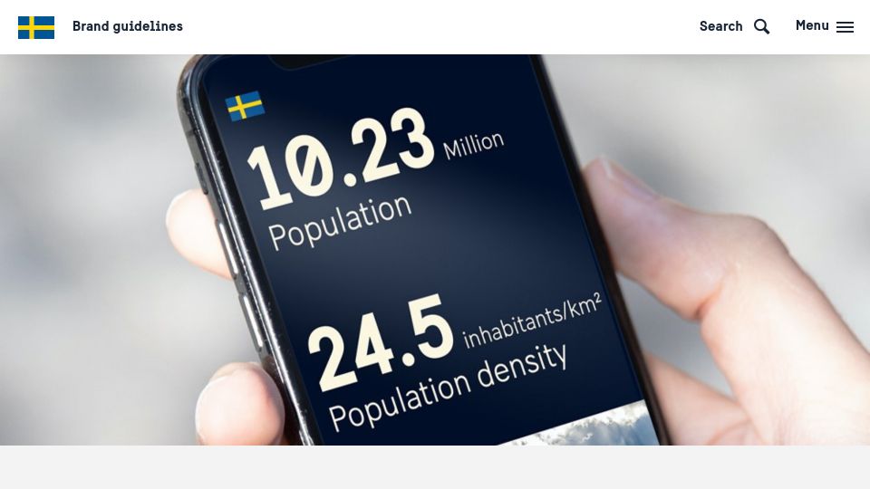 Screenshot of identity.sweden.se: Sweden Sans