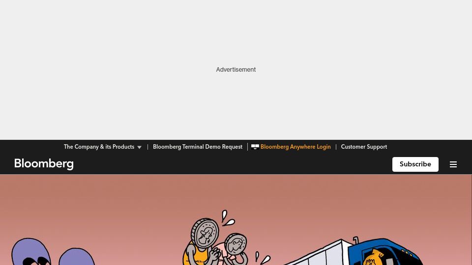 Screenshot of bloomberg.com: The unsolved mystery of the Brinks jewelry heist