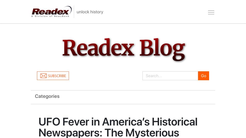 Screenshot of readex.com: The Mysterious Airships of 1896-97 (2014)