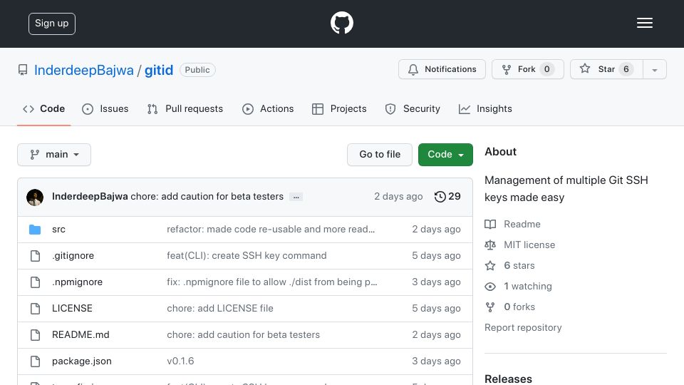 Screenshot of github.com: Use multiple Git SSH identities on a single computer