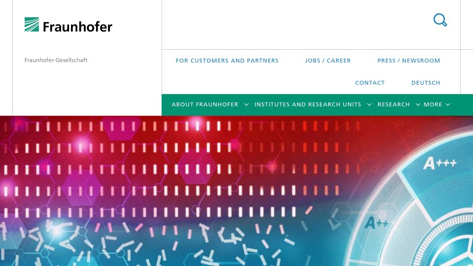 Screenshot of fraunhofer.de: ElKaWe – Electrocaloric heat pumps