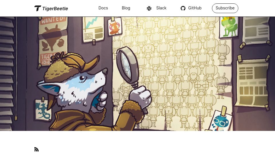 Screenshot of tigerbeetle.com: Memory Copy Hunting