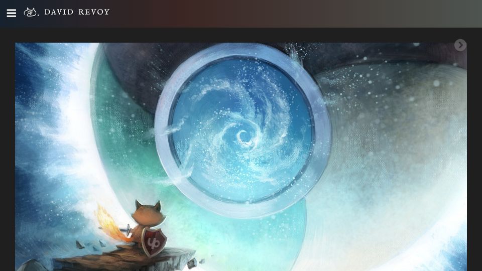 Screenshot of davidrevoy.com: Fighting for the open web [image]