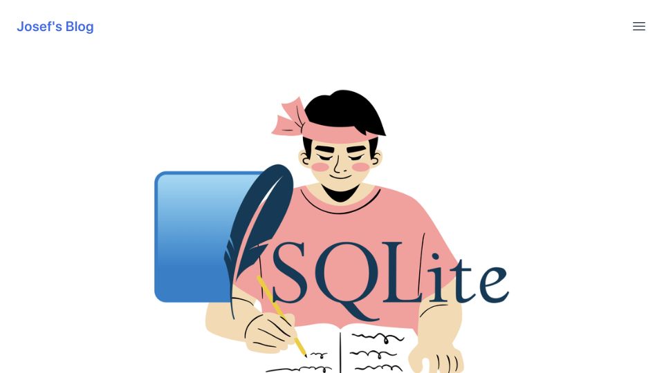Screenshot of joseferben.com: Things that surprised me while running SQLite in production