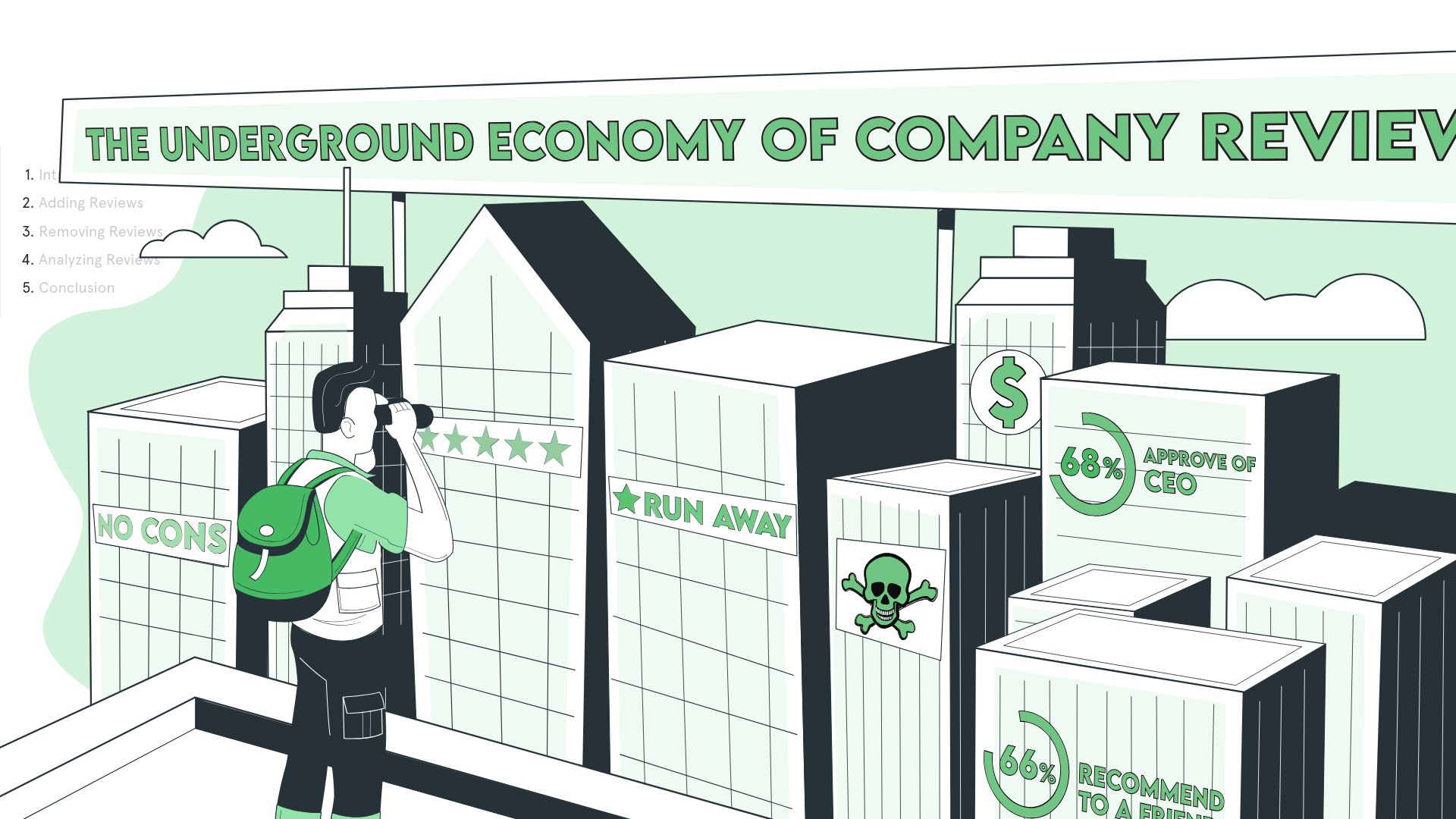 Screenshot of careerfair.io: The underground economy of Glassdoor reviews