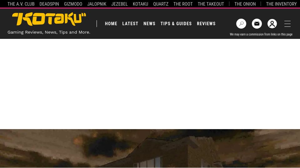 Screenshot of kotaku.com: The Horror Game of the Year Is a Doom II Mod