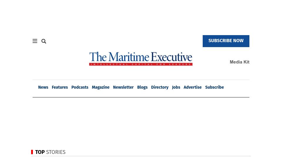 Screenshot of maritime-executive.com: Scripps Institution of Oceanography’s FLIP vessel decommissioned after 60 years