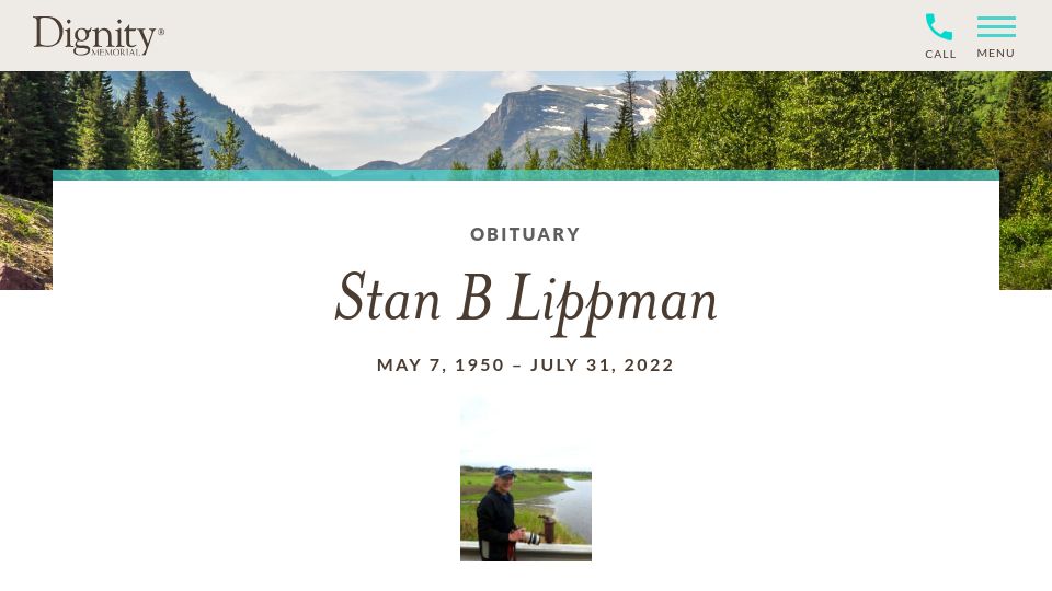 Screenshot of en.wikipedia.org: Stan Lippman has died (2022)