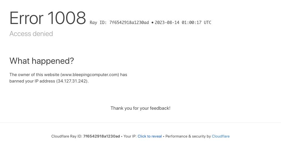 Screenshot of bleepingcomputer.com: Tenable CEO says Microsoft security is blatantly negligent
