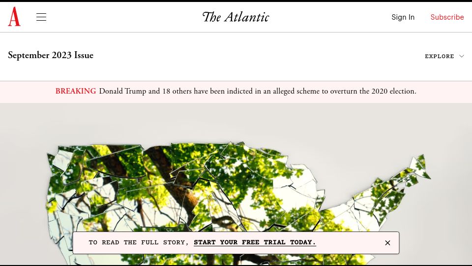 Screenshot of theatlantic.com: Why Americans Are So Awful to One Another