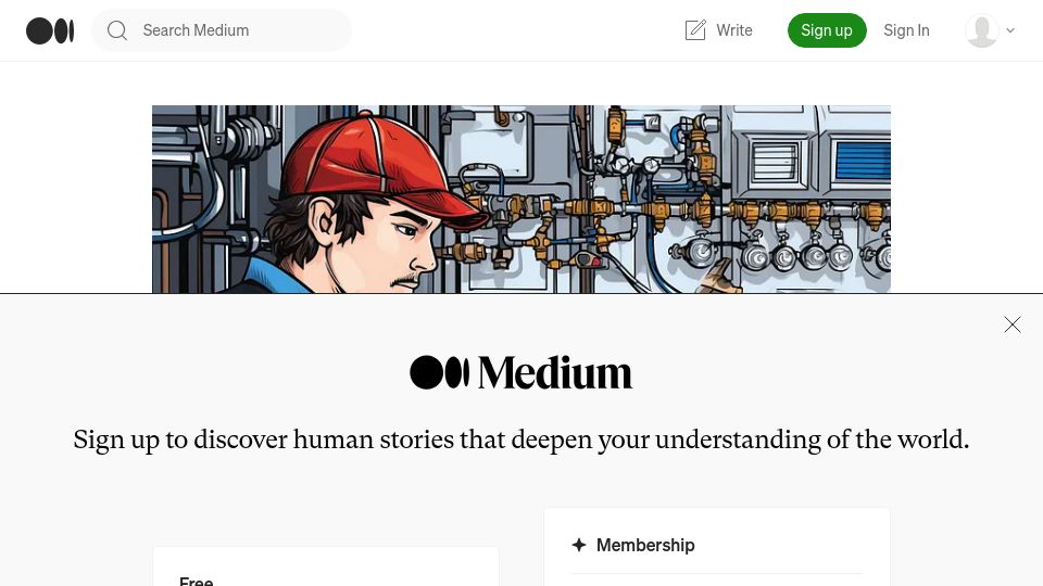 Screenshot of glaubercosta-11125.medium.com: Career advice for young system programmers