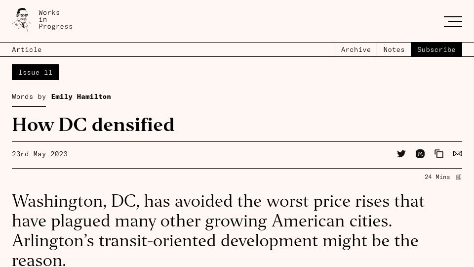 Screenshot of worksinprogress.co: Washington, DC, avoided the worst price rises that have plagued American cities