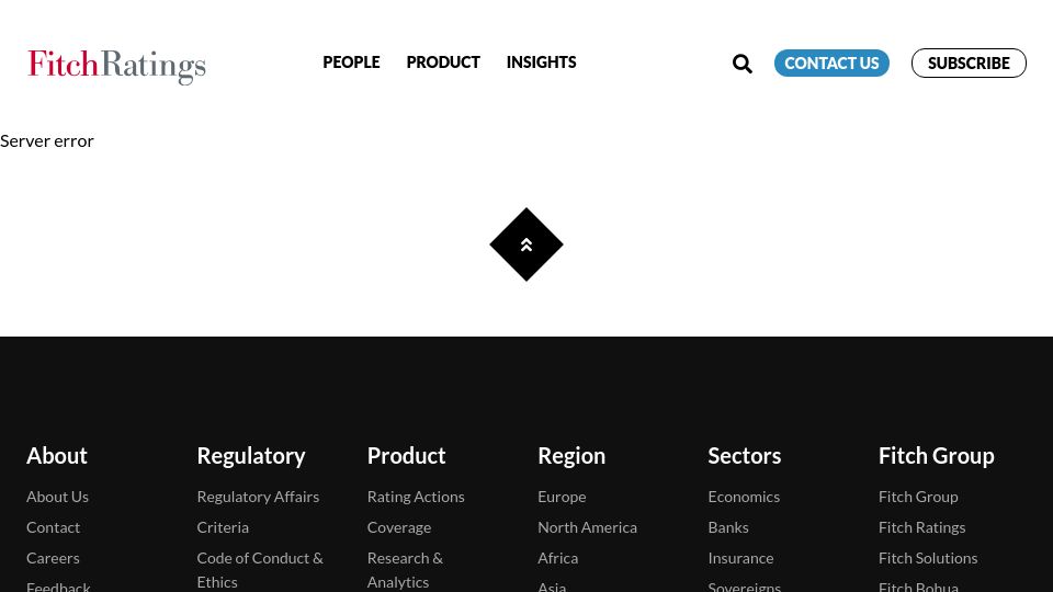 Screenshot of fitchratings.com: Fitch Downgrades the US Rating to 'AA+'