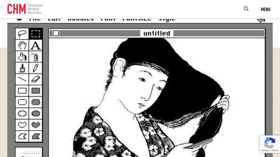 Screenshot of computerhistory.org: MacPaint and QuickDraw source code (1984)