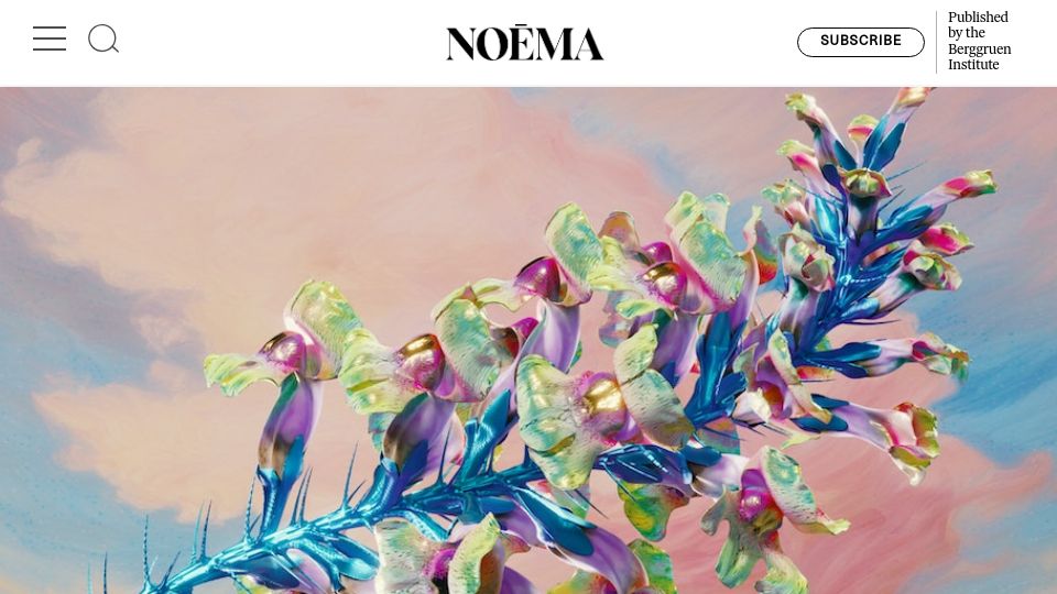 Screenshot of noemamag.com: Modernity has made us allergic