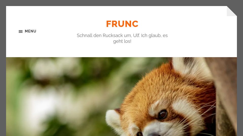 Screenshot of frunc.de: Switching from Chrome to Firefox