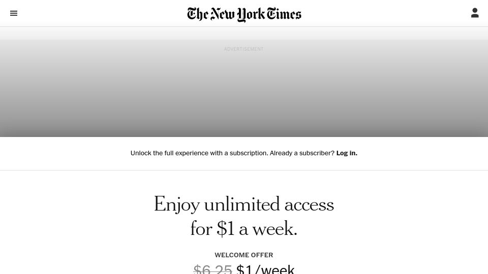 Screenshot of nytimes.com: Screen Apnea