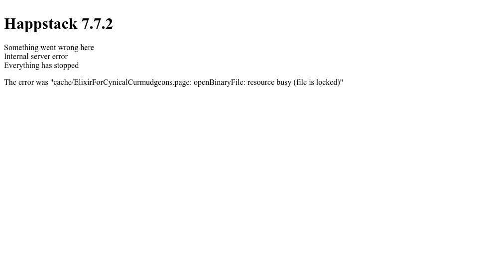 Screenshot of wiki.alopex.li: Elixir for cynical curmudgeons