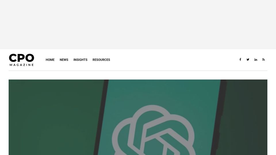 Screenshot of cpomagazine.com: 200k Compromised OpenAI Credentials Available for Purchase on the Dark Web