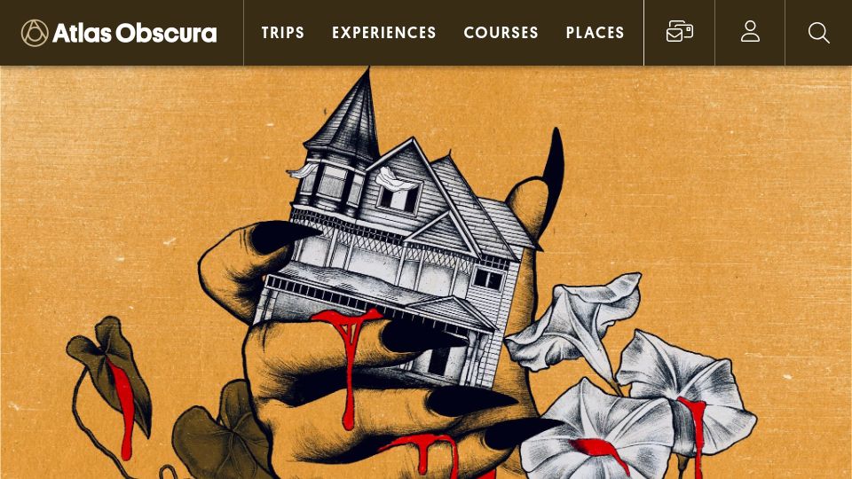 Screenshot of atlasobscura.com: Who was the Bell Witch?