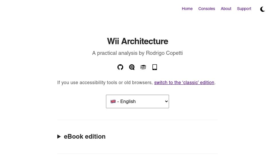 Screenshot of copetti.org: Wii Architecture – A Practical Analysis