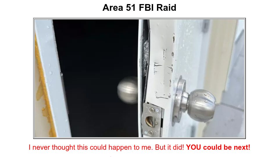 Screenshot of area51fbiraid.com: Area 51 FBI Raid (2023)