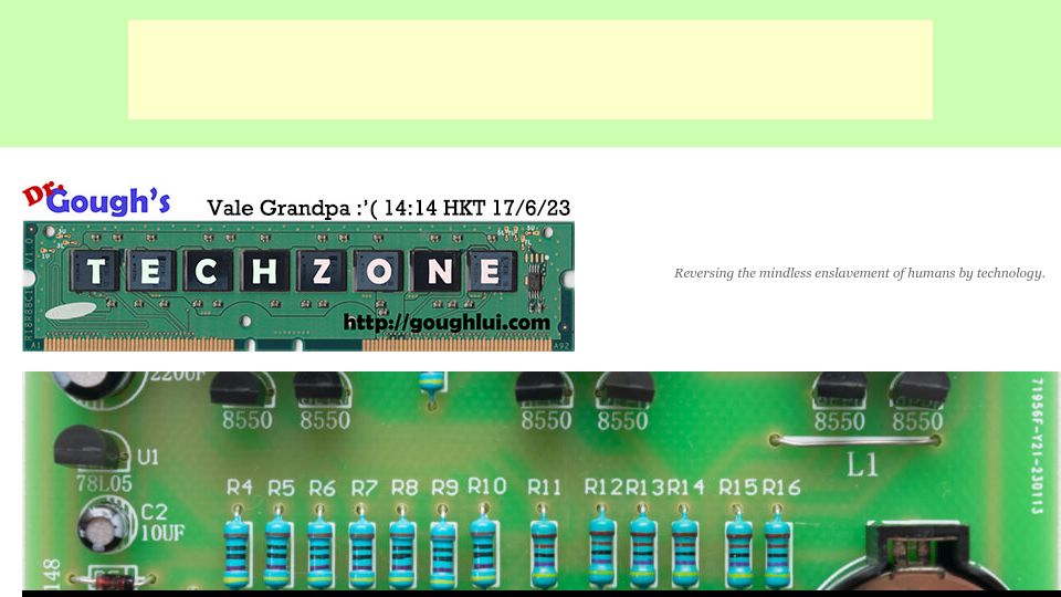 Screenshot of goughlui.com: Project: Police Flasher and 7-Segment LED Clock Through-Hole Soldering Kits