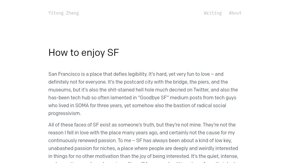 Screenshot of zhayitong.com: How to enjoy SF