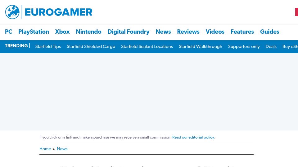 Screenshot of eurogamer.net: Unity will quietly waive fees if developers switch to its ad monetisation