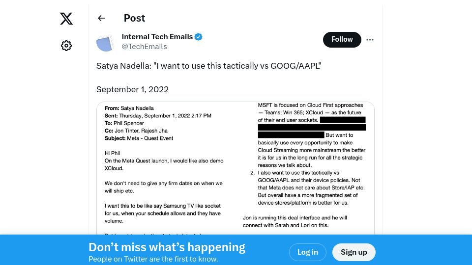 Screenshot of twitter.com: “I want to use this tactically vs. GOOG/AAPL” (2022)