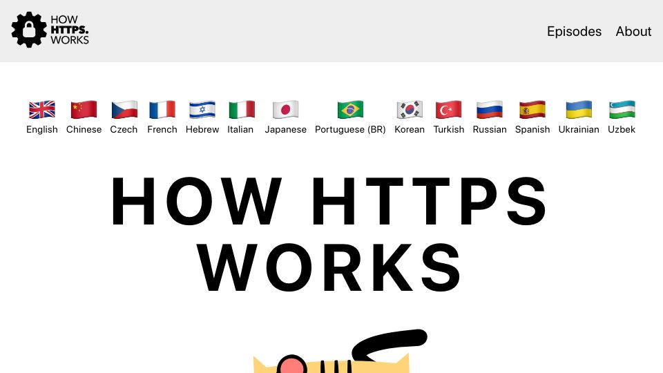 Screenshot of howhttps.works: How HTTPS Works (2018)