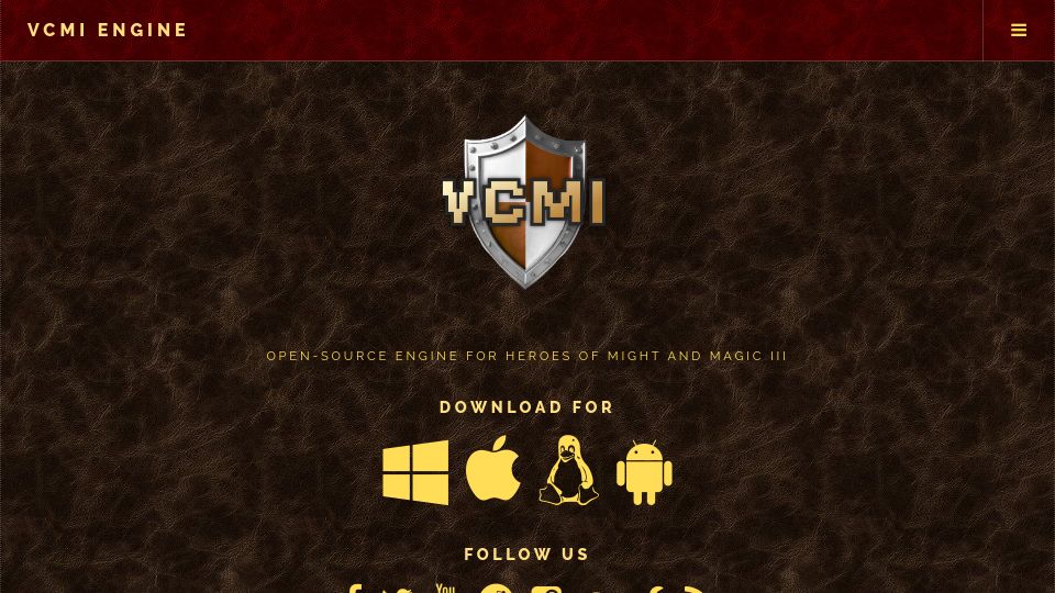 Screenshot of vcmi.eu: VCMI: Open-Source Engine for Heroes of Might and Magic III