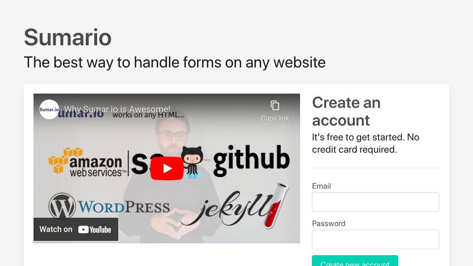 Screenshot of sumar.io: Sumario now Open Source and runs on Fly.io