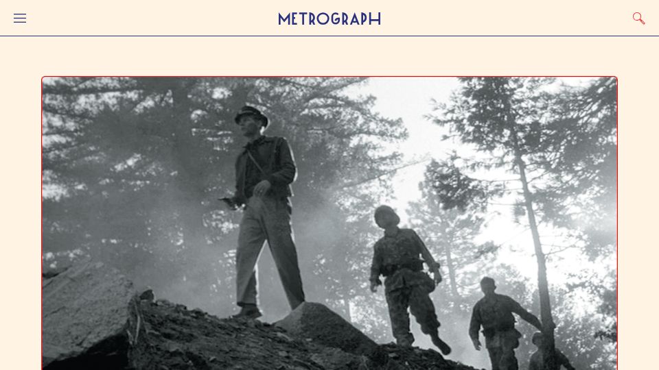 Screenshot of metrograph.com: Fear and Desire: On Stanley Kubrick’s first film