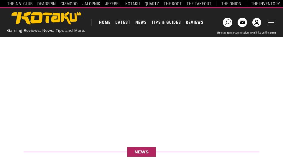 Screenshot of kotaku.com: ‘All of Sony Systems’ Allegedly Hacked by New Ransomware Group