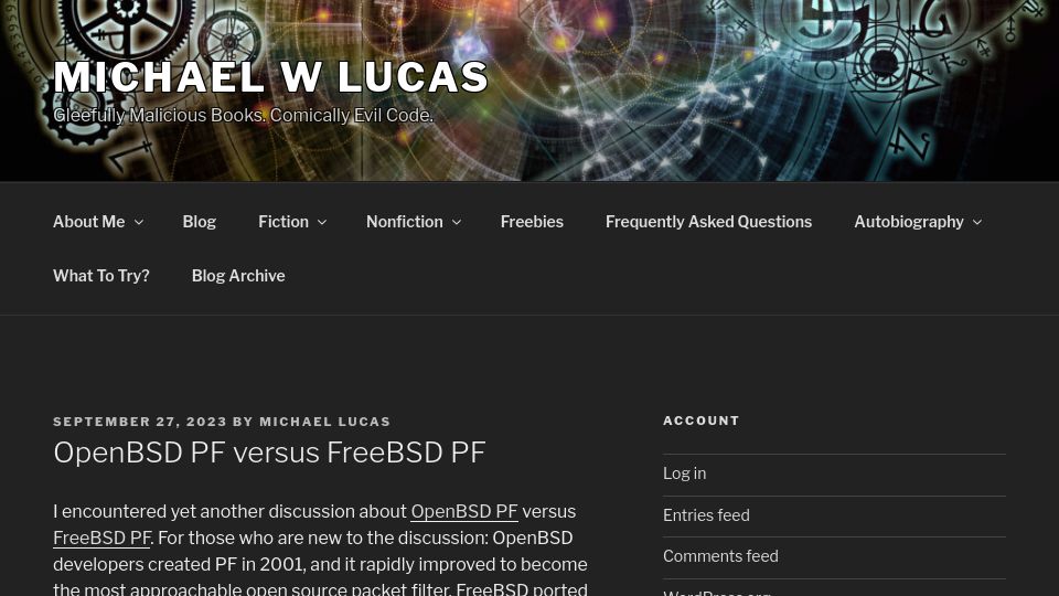 Screenshot of mwl.io: OpenBSD PF versus FreeBSD PF