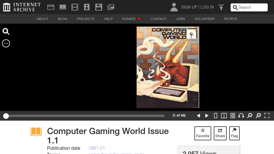 Screenshot of archive.org: The Future of Computer Wargaming (1981)