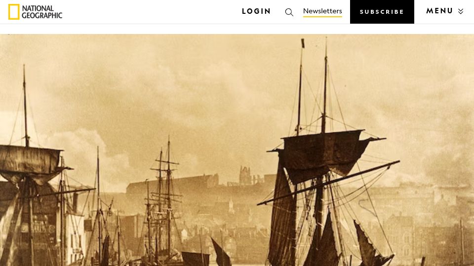Screenshot of nationalgeographic.com: A little-known shipwreck that inspired ‘Dracula’