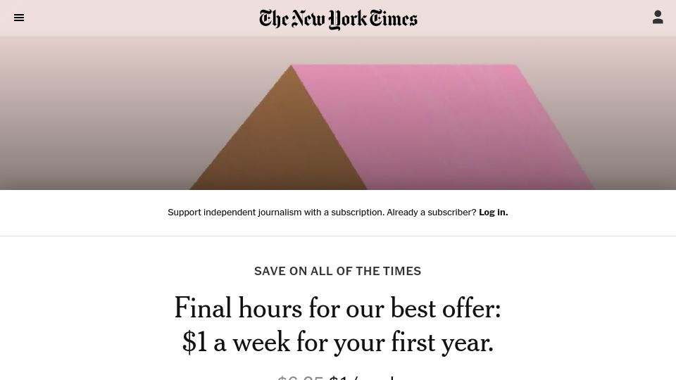 Screenshot of nytimes.com: They Quit Their Jobs. Their Ex-Employers Sued Them for Training Costs