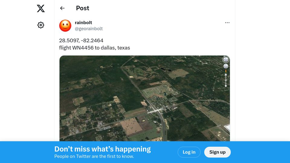Screenshot of twitter.com: Geo Guesser identifies the location and seat number from an aerial shot