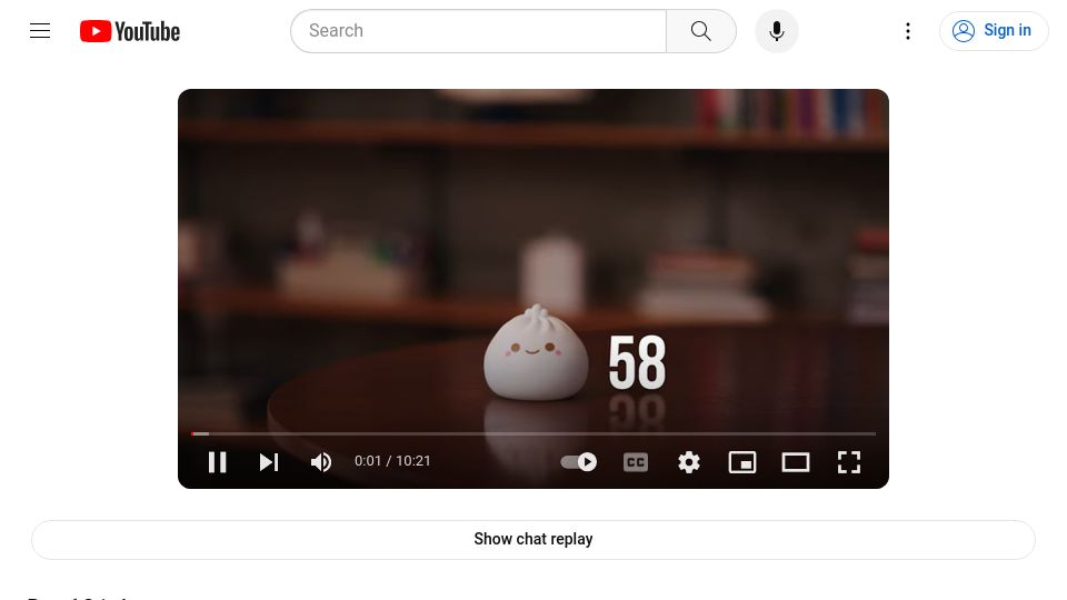 Screenshot of youtube.com: Bun 1.0 announcement [video]
