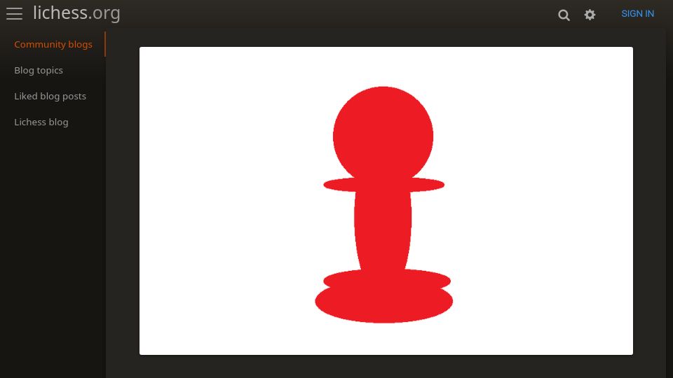 Screenshot of lichess.org: Why isn't chess popular in Japan?