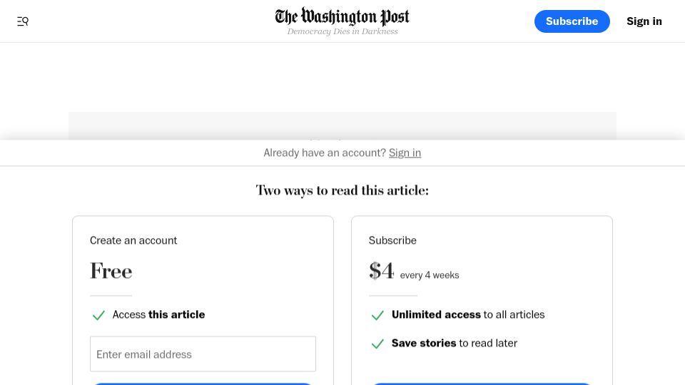 Screenshot of washingtonpost.com: Dennis Austin, developer of PowerPoint, has died