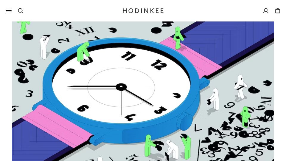 Screenshot of hodinkee.com: The case for better watch typography (2021)