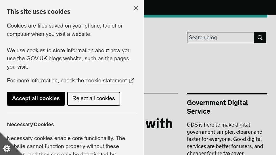 Screenshot of gds.blog.gov.uk: We migrated our PostgreSQL database with 11 seconds downtime