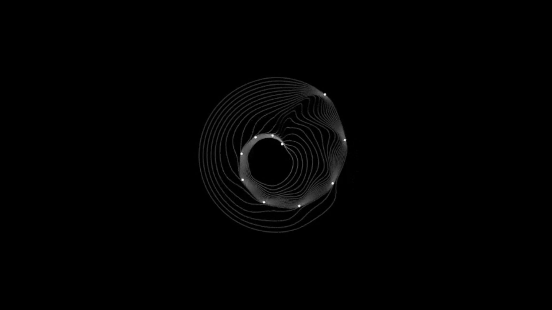 Screenshot of bleuje.com: Random Animations